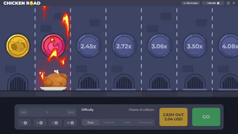 Version de démonstration du jeu Chicken Road